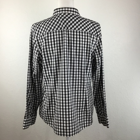 Talbots Petites Gingham Button-up Shirt Size 14 Petite - Picture 5 of 7